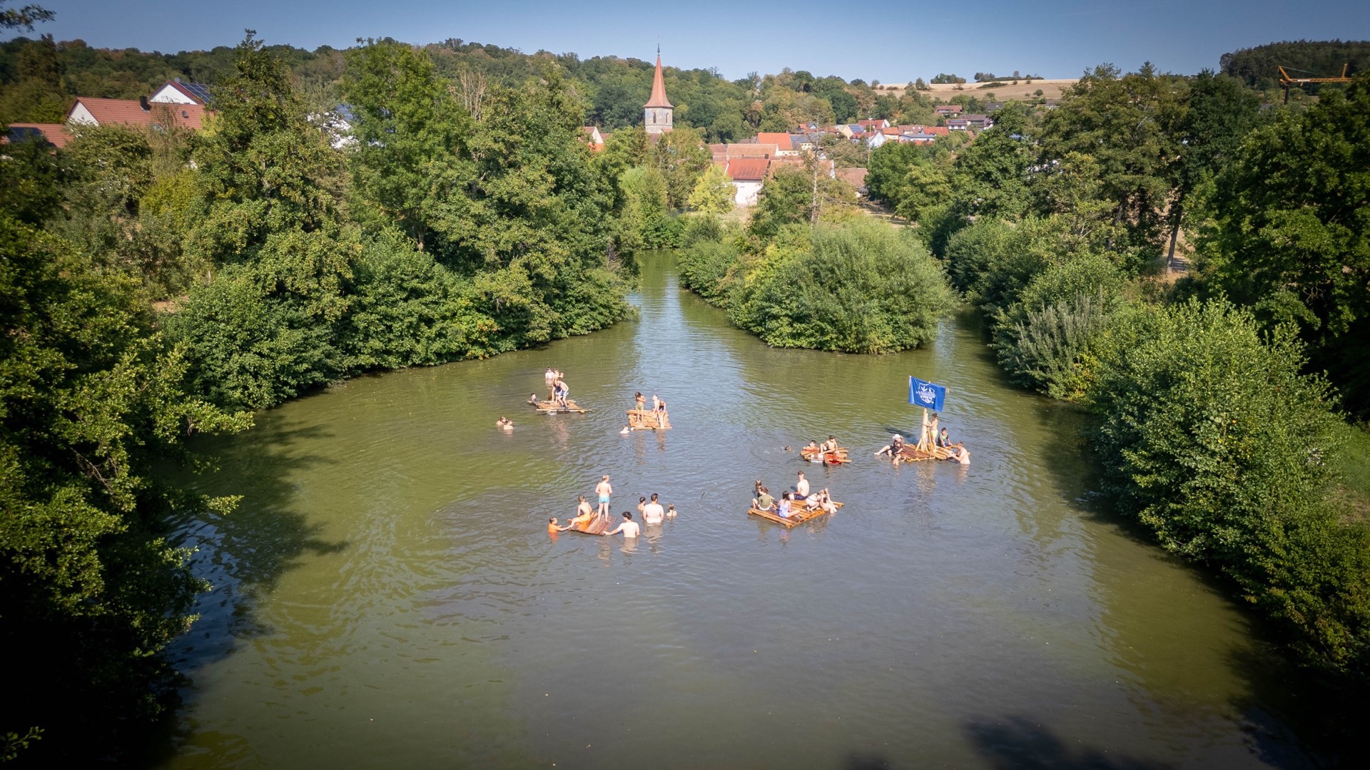 Floßbauen der Landjugend Weihenzell 2026